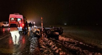 Muş-Erzurum yolunda kaza: 2 yaralı